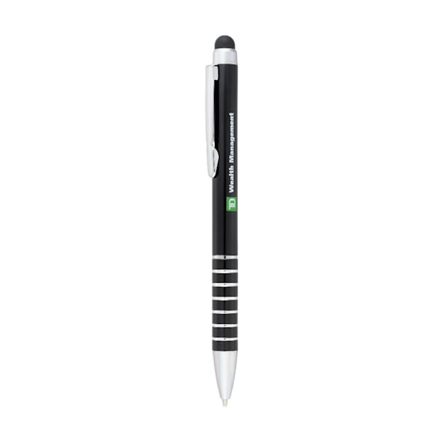 Preston Dual Ballpoint Pen With Stylus