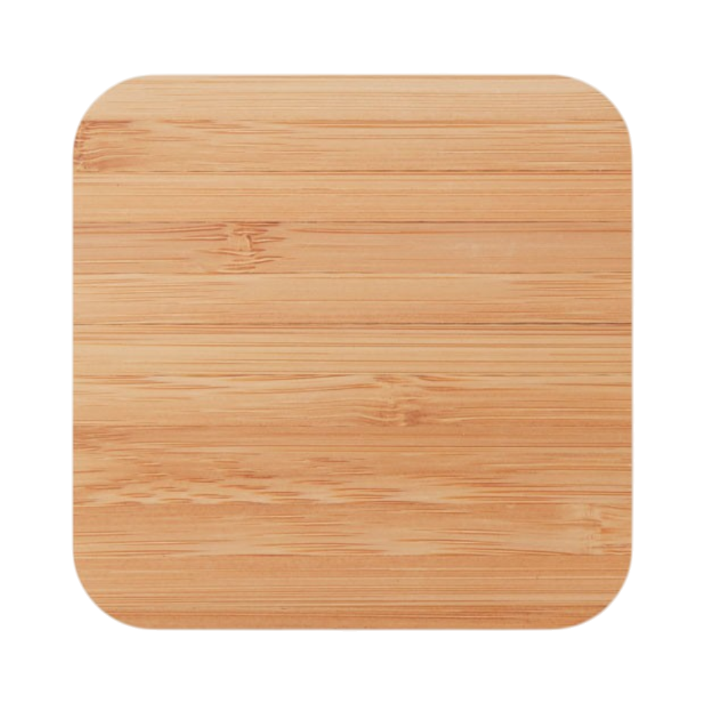 PDP - cuadrobamboowirelesschargepad5w square #00000000 background