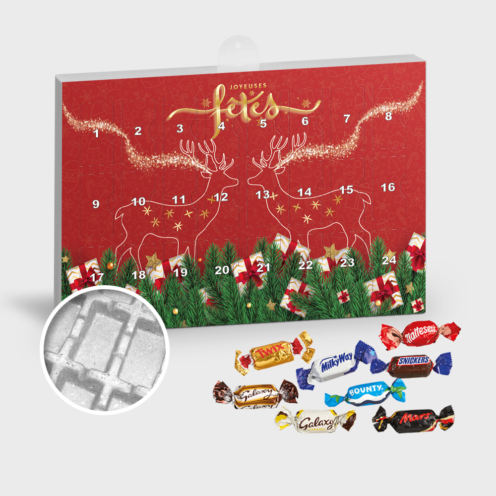 Premium Gift Advent Calendar Eco with Celebrations PLP