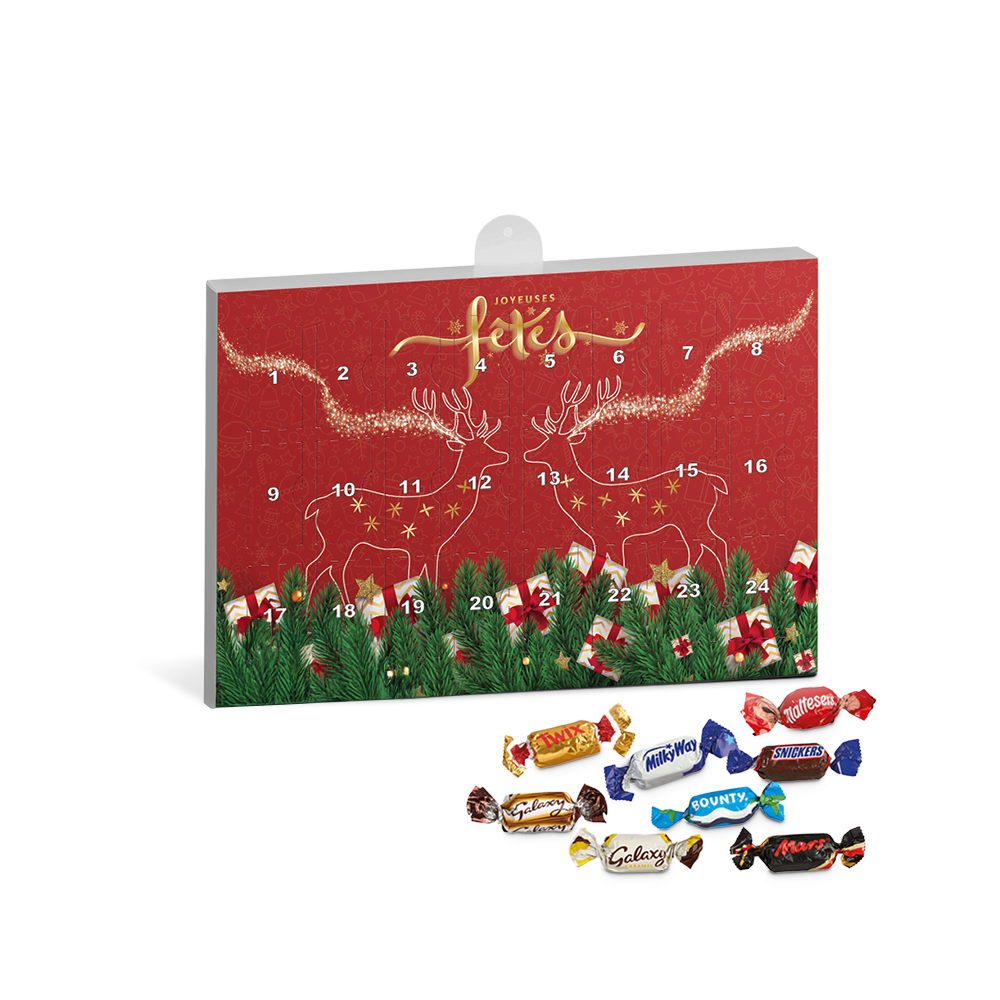 Premium Gift Advent Calendar Eco with Celebrations PLP