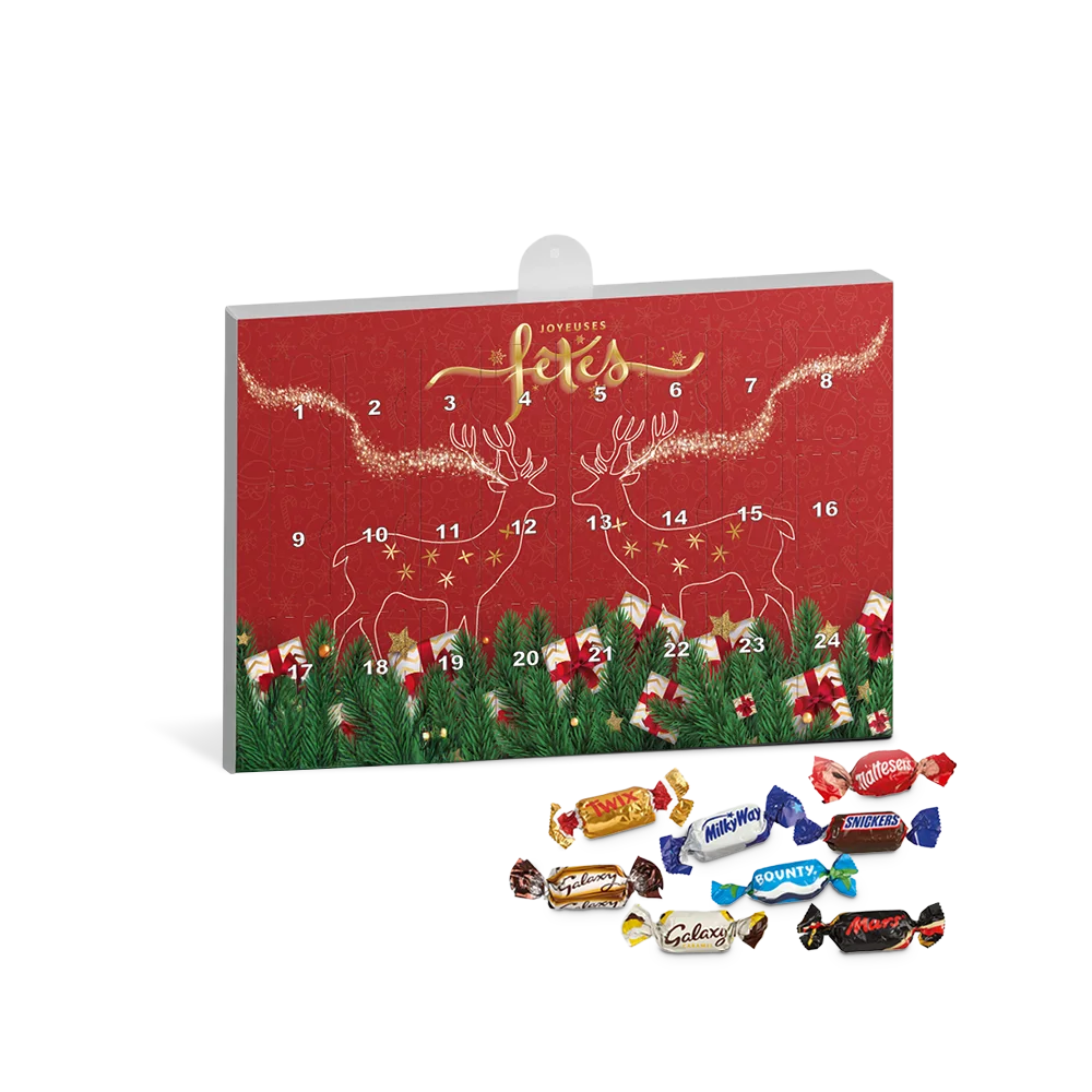 Premium Gift Advent Calendar Eco with Celebrations PLP