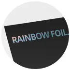 Silver Rainbow Foil