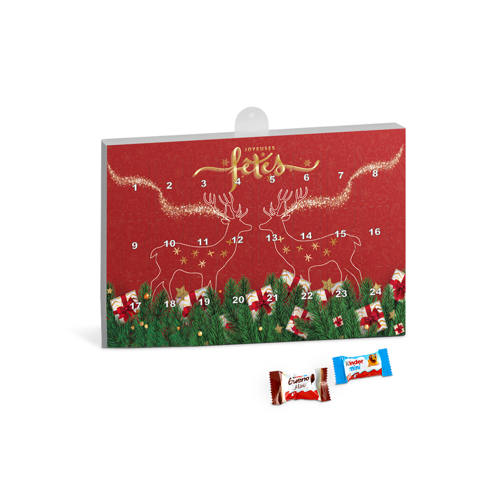 Premium Gift Advent Calendar Eco with Kinder Minis PLP