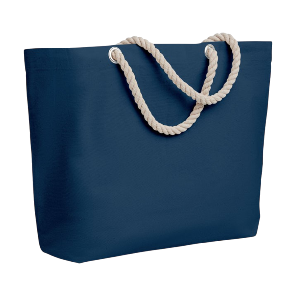 ICON - menorcabeachbagwithcordhandle blue