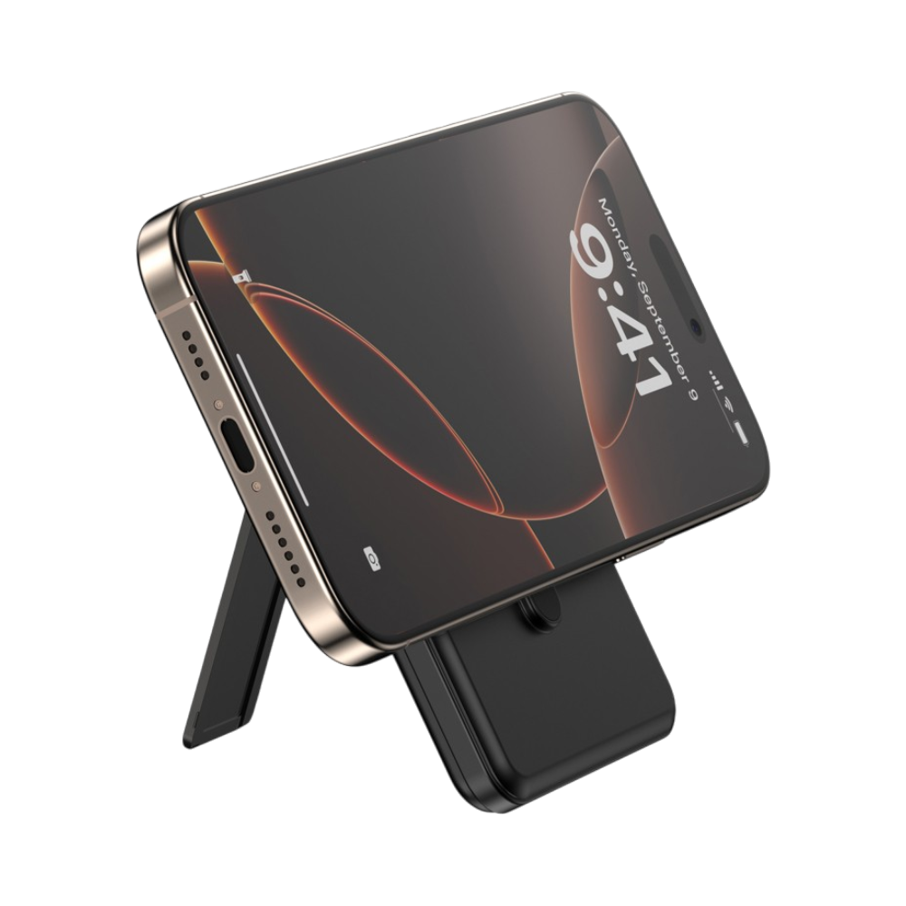 PDP - urbanvitaminredwood5in15000mah20wpdmagneticpowerbank square #00000000 background