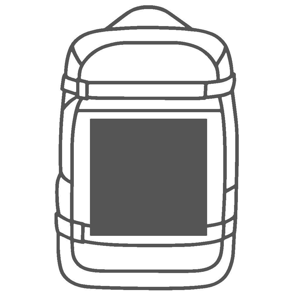 Front | 8.7H in x 10.5W in