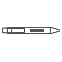 40 x 6 mm - En ligne avec le clip