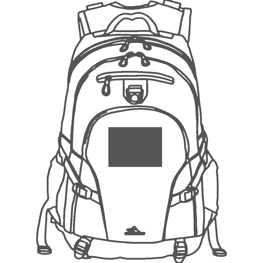 Front Pocket | 4H in x 3W in