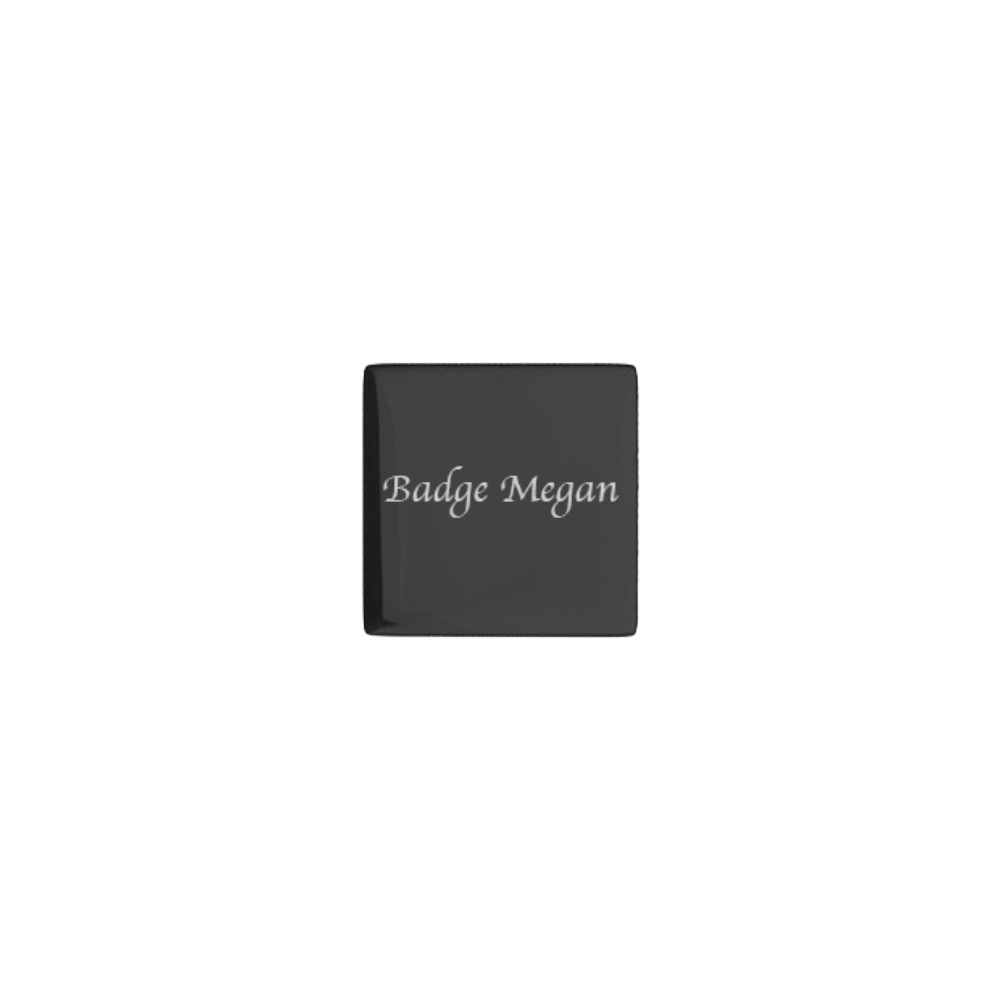 Badge Megan Metal Square