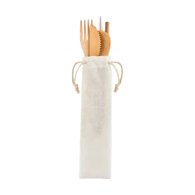 SETSTRAW Bamboo Cutlery Set