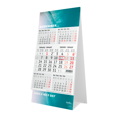 Custom Printed 5 Months Desk Calendars Helloprint