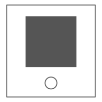 35 x 35 mm - Sur le couvercle