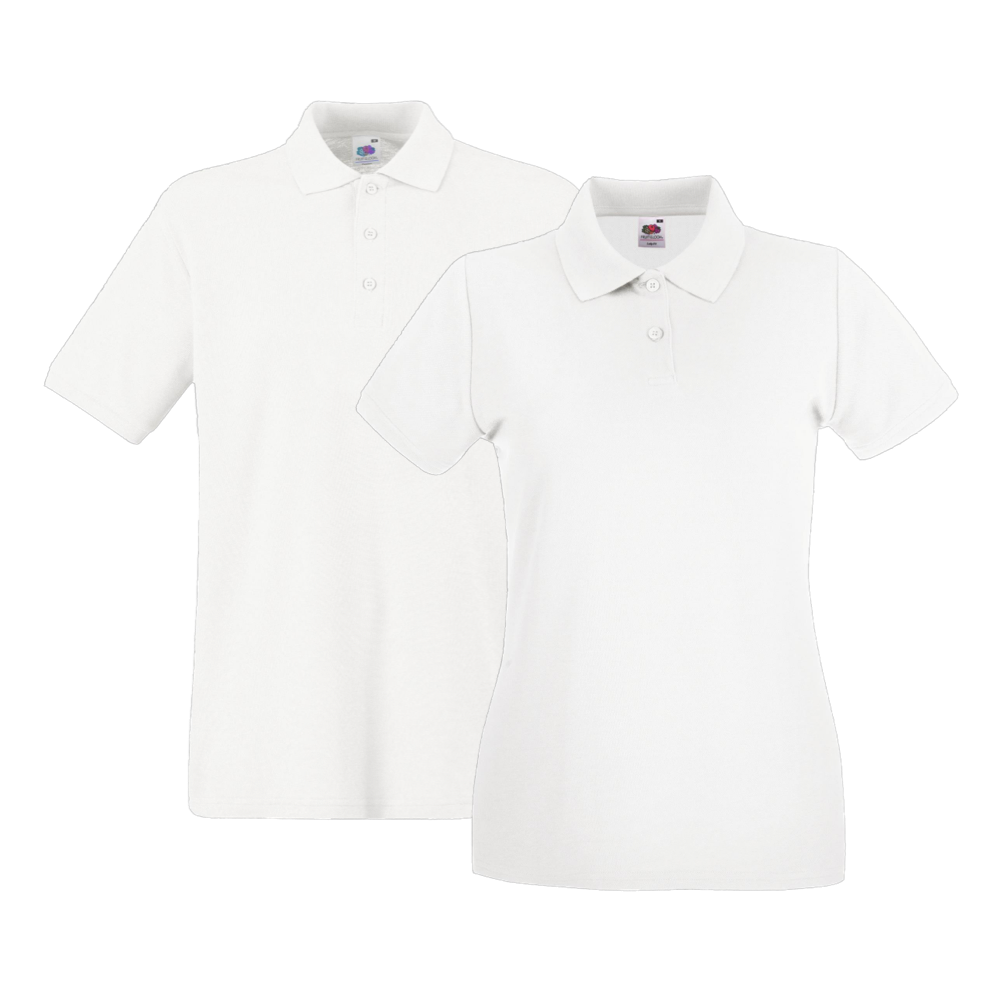 Fruit of the loom Premium Polo 170g ICON white
