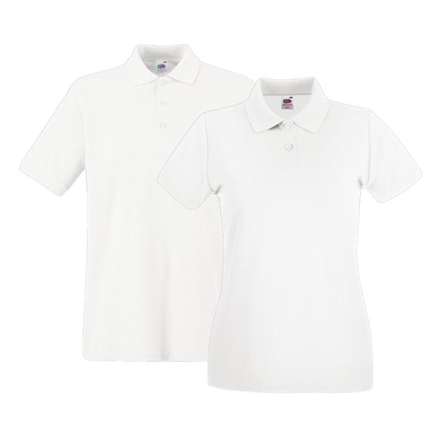 Fruit of the loom Premium Polo 170g ICON white
