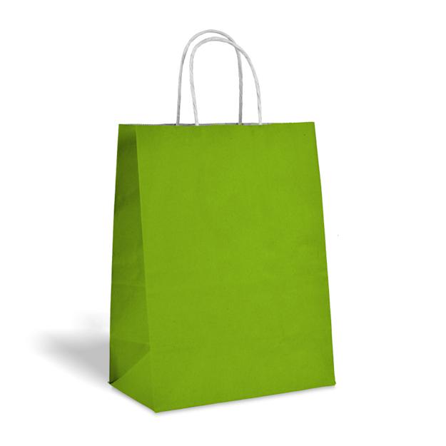 apple green Kraft bags color big icons