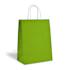 apple green Kraft bags color big icons