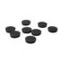 Juego de 8 imanes negros ⌀2 cm