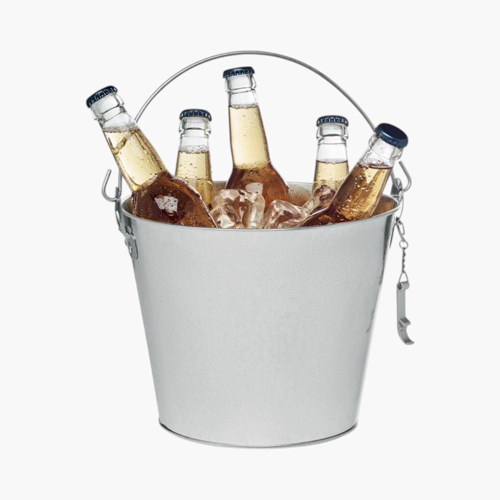 PDP - buckymetalbeerbucket4l square #F8F8F8 background