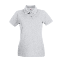 ICON - fruitoftheloomladyfitpremiumpolo heather_grey