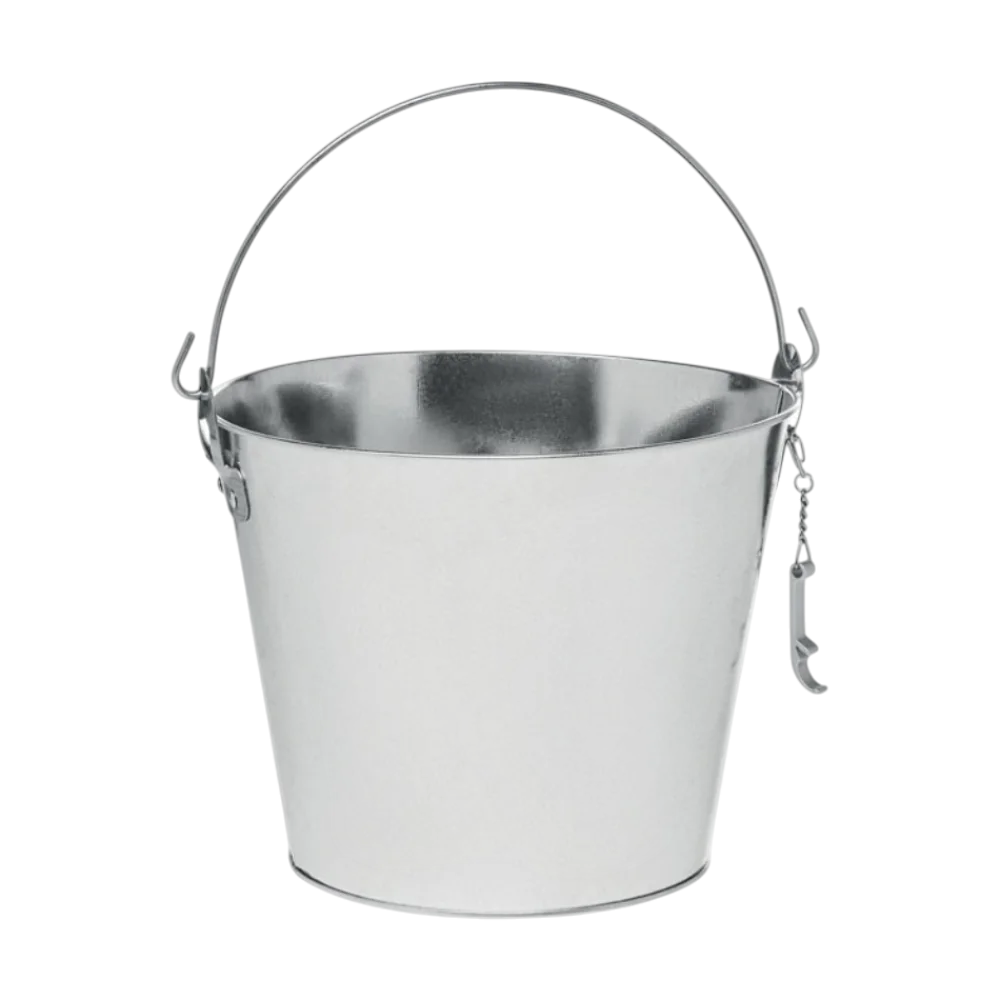 PDP - buckymetalbeerbucket4l square #F8F8F8 background