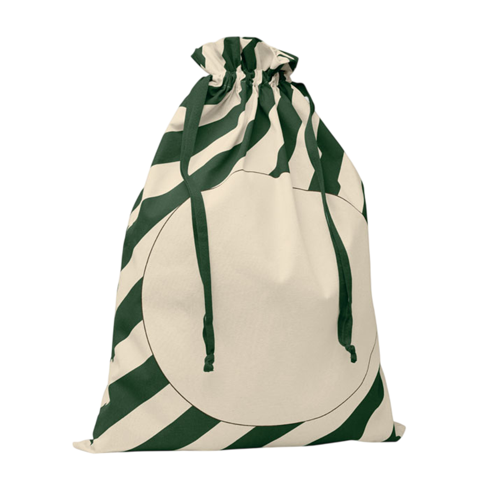 COLOR - largesantacottonbag - green