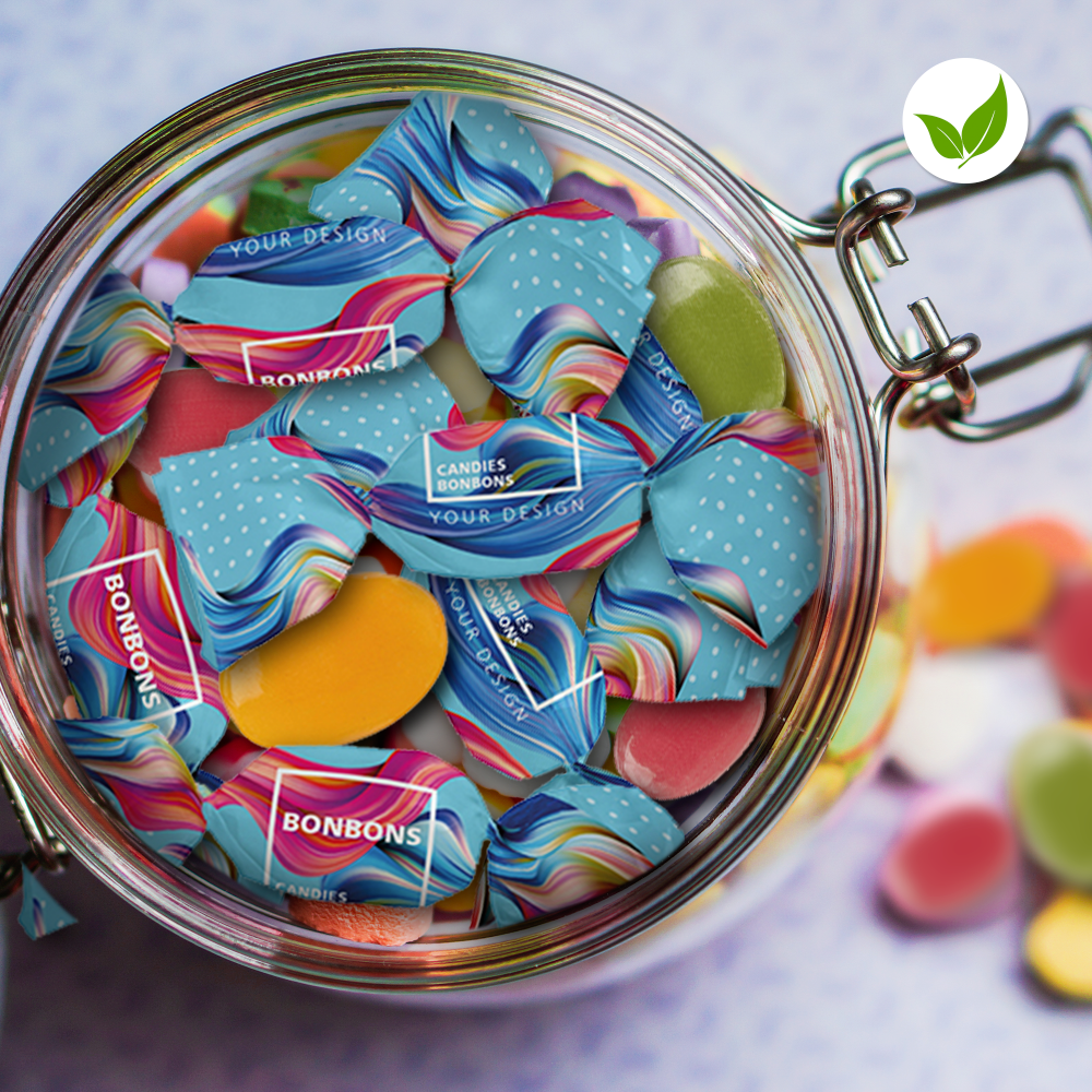 Cheap Printed Sweets with Compostable Wrapping | HelloPrint