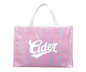 Iridescent Non-Woven Shopper Tote