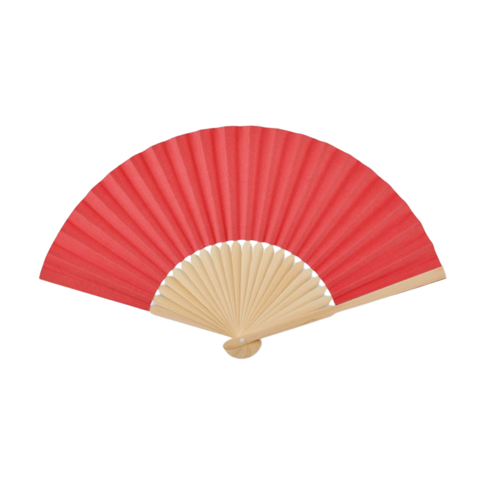 ICON - papermanuelhandfan red