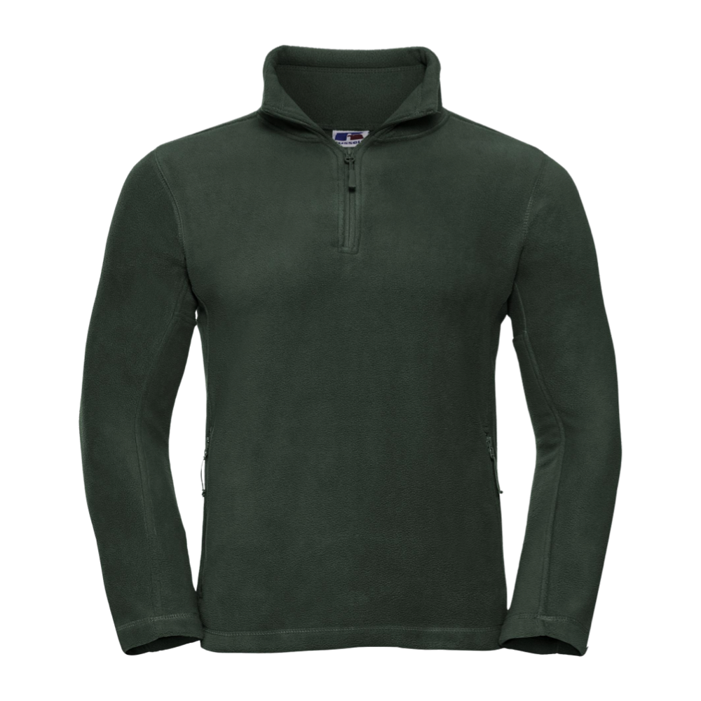 Russell Quarter Zip Outdoor Fleece green