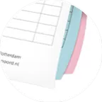 3-part: Blue and pink copy sheet