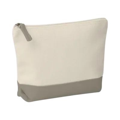 Borsa Cosmetica Bicolore in Cotone