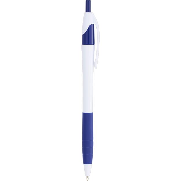 cougarrubbergripballpointpen wblue