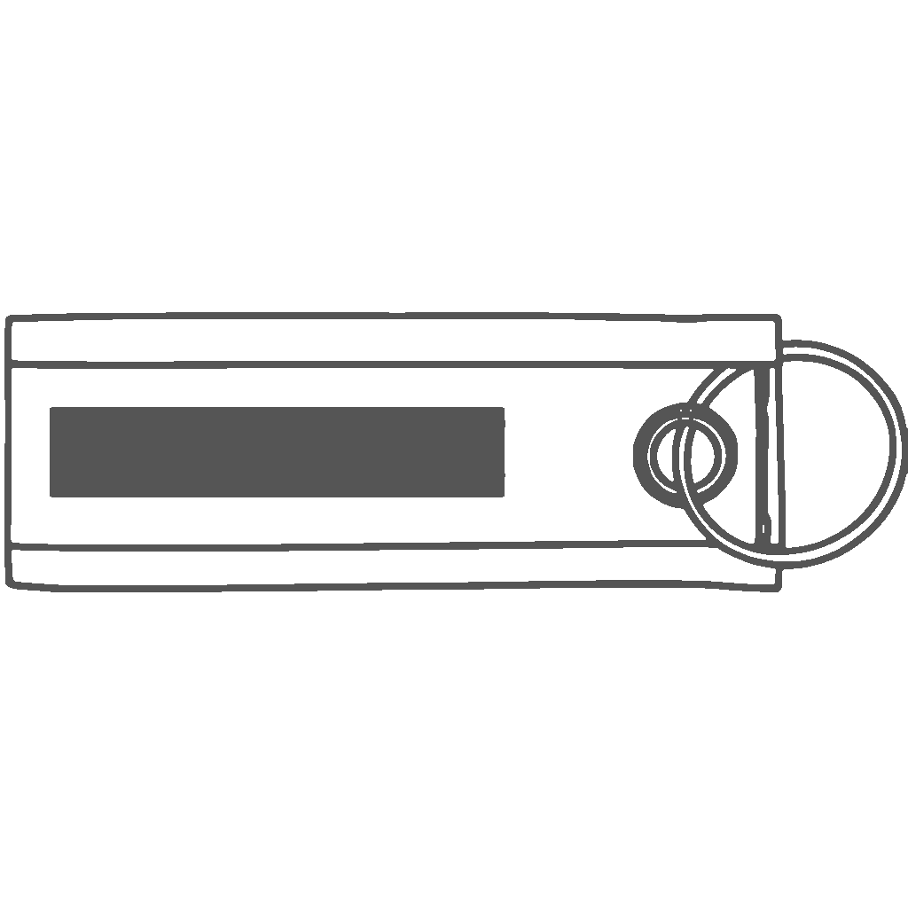 50 x 10 mm - Auf der Vorderseite