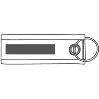 50 x 10 mm - On the front side