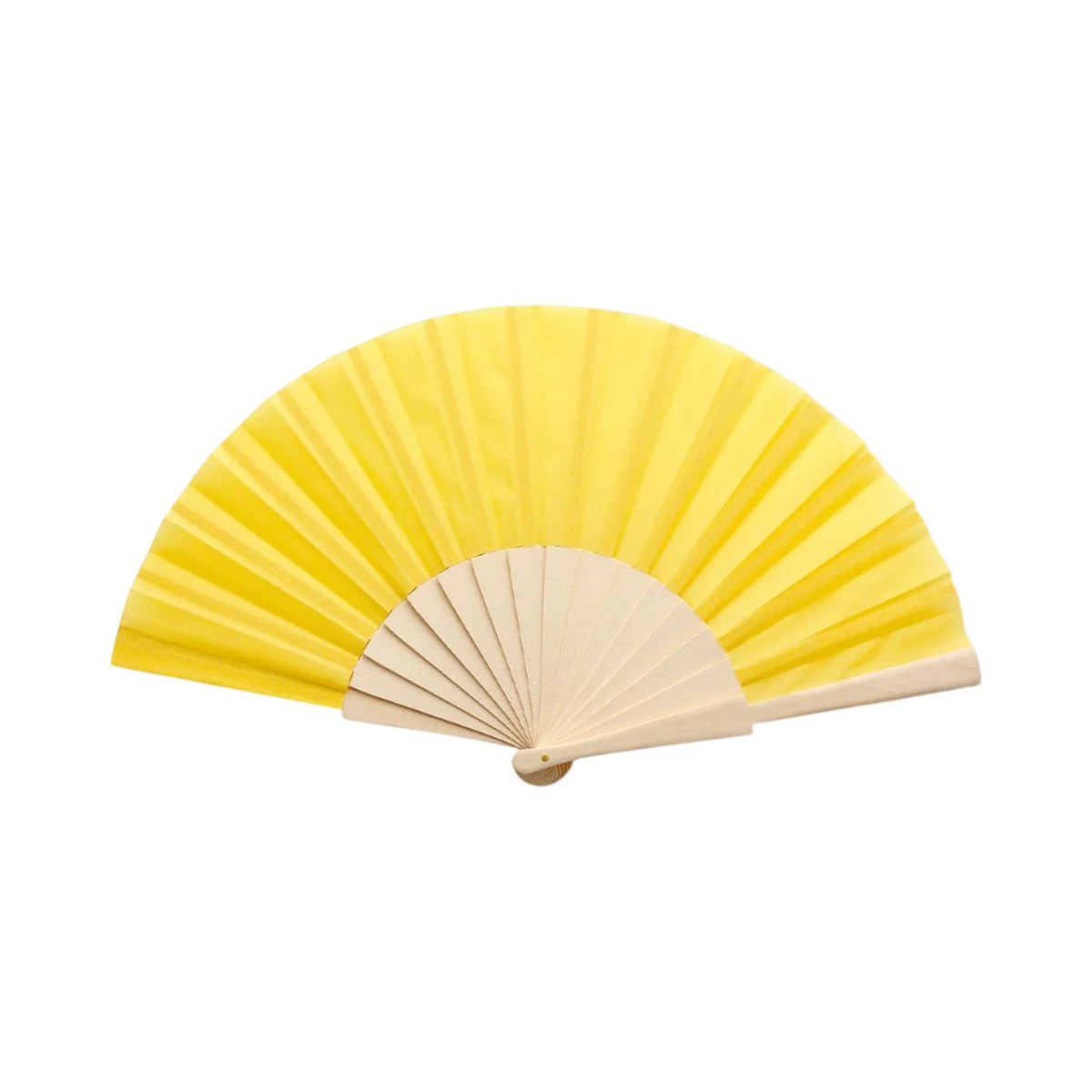 Wood and Polyester Fan main image