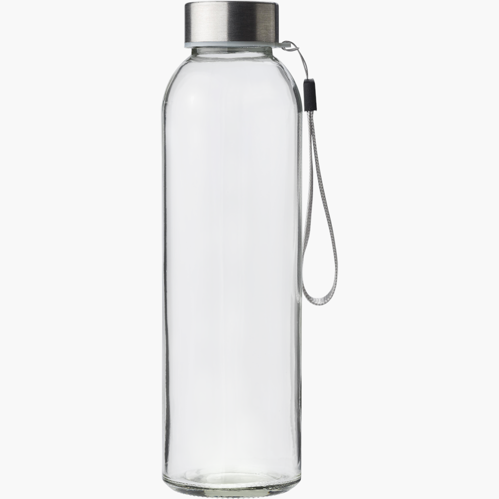 PDP - glassbottle500mlwithneoprenesleevenika square #F8F8F8 background