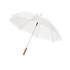 Lisa 23- auto open umbrella with wooden handle white