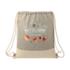 Split Recycled Cotton Drawstring Bag