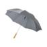 Lisa 23- auto open umbrella with wooden handle grey