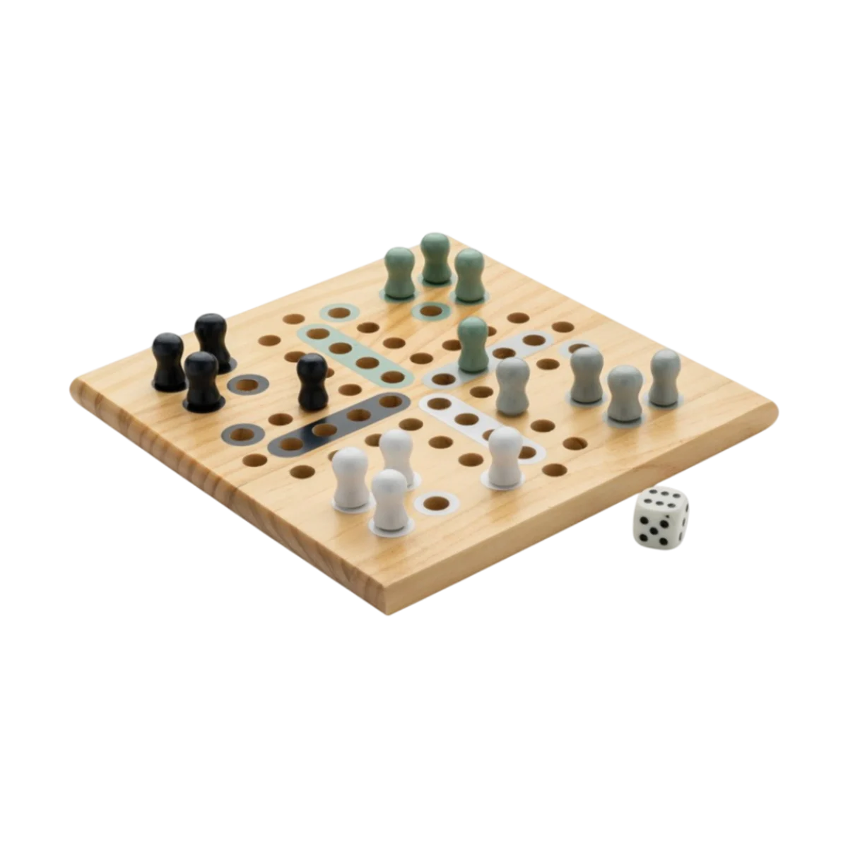 Image principale de Jeu de ludo en bois Claire