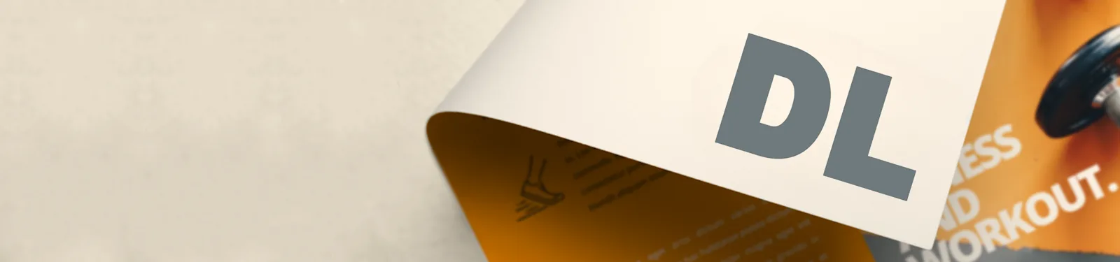 DL size page top banner