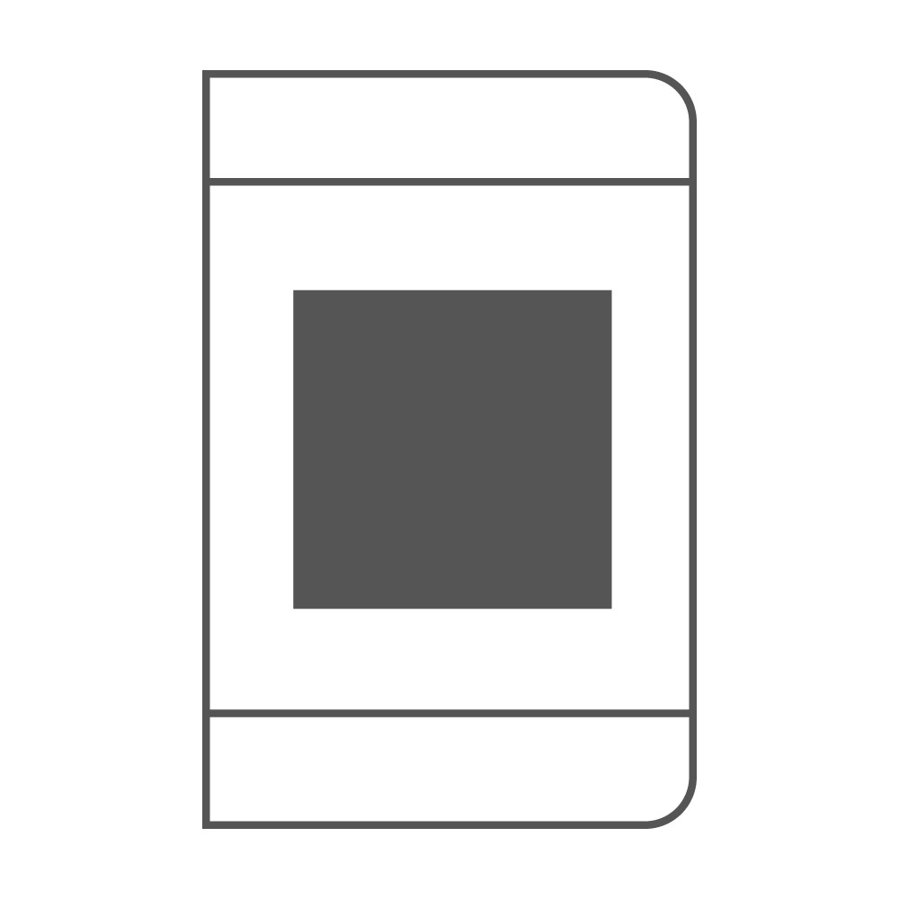 Front | 4H in x 4W in