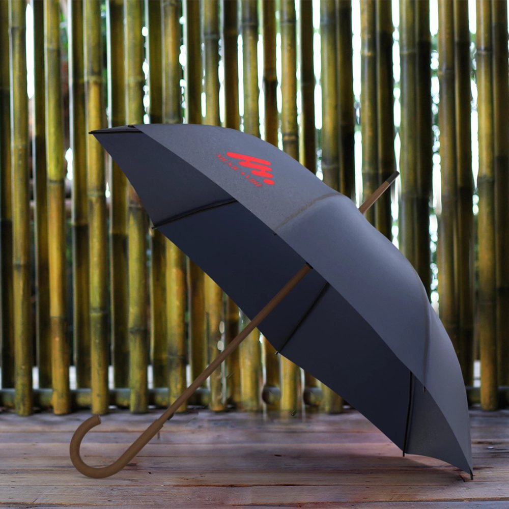 Kyle 23- auto open umbrella wooden shaft and handle PDP Copy 3