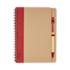 Priestly recycled notebook with pen red