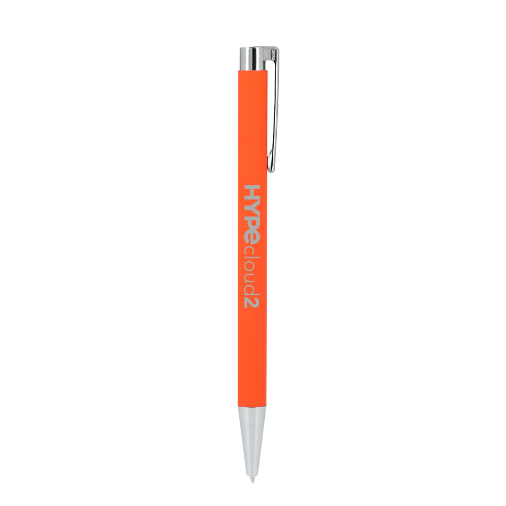 Recycled Aluminum Soft Touch Gel Pen