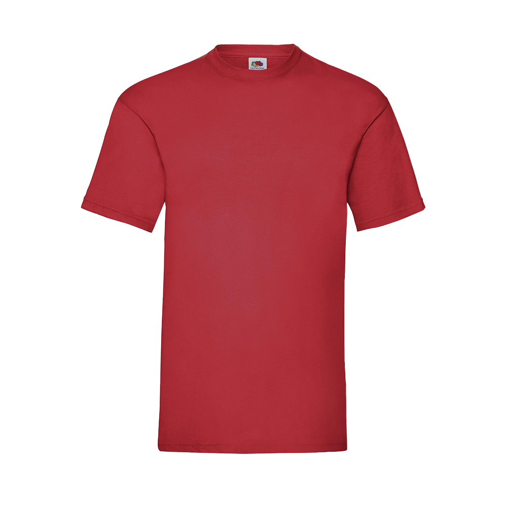 Budget Unisex Classic Fit Round Neck T-shirt ICON red