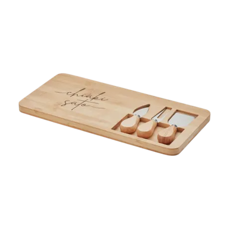 Glenavy Natural Bamboo Cheese Set