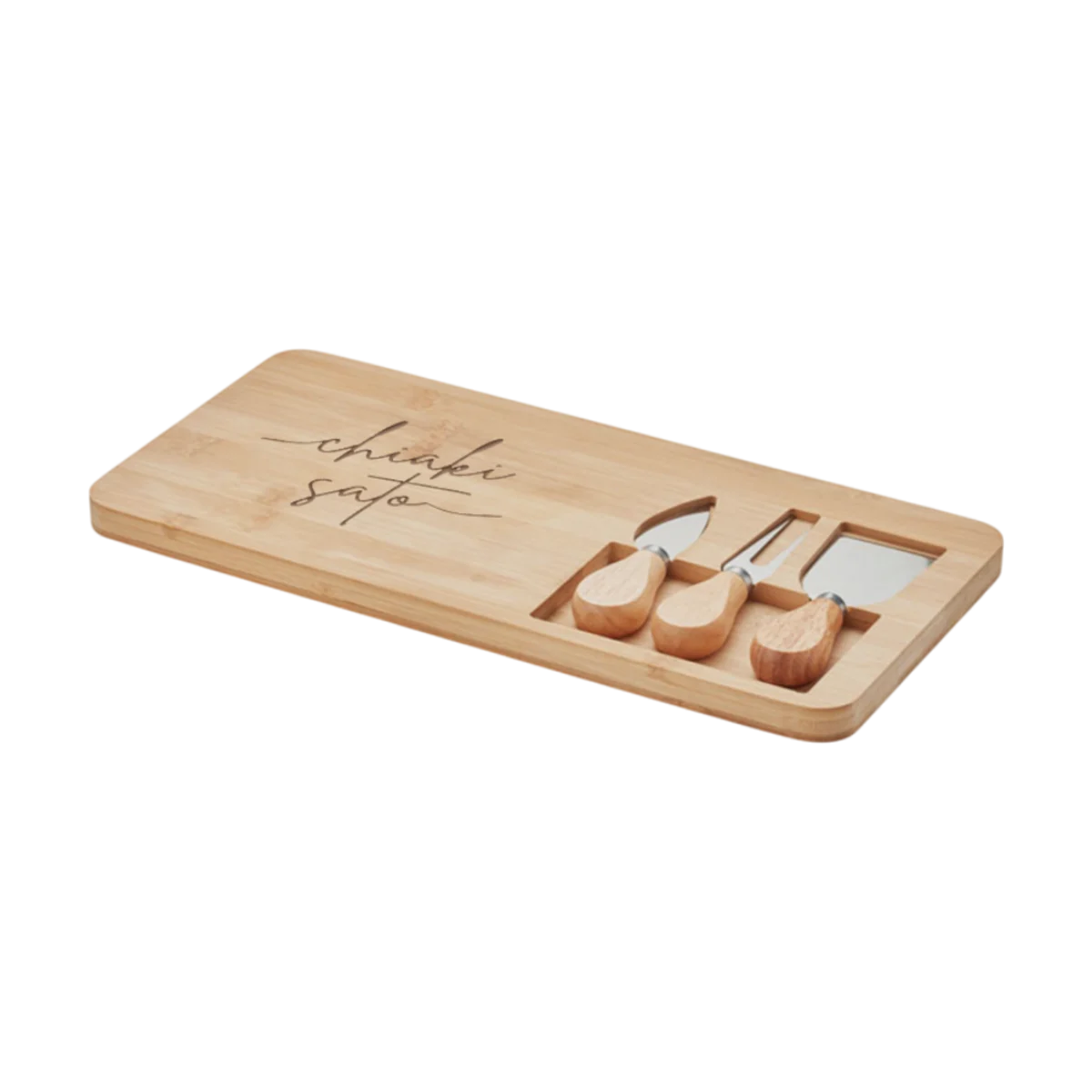 Glenavy Natural Bamboo Cheese Set main image