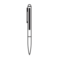 70 x 5 mm - Next to the clip