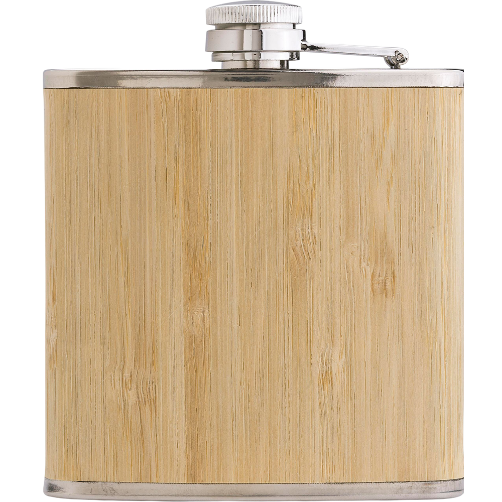 stainlesssteelandbamboohipflaskhayden - supplier_transparent